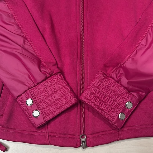 Adidas Climacool Rare Shiny Plum Zip Up Jacket Size Small - Picture 4 of 11